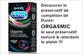 Préservatif Durex Orgasmic x12